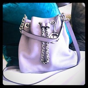 Michael Kors Lilac Frankie Md Drawstring
